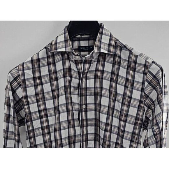 Peter Millar Men's Long Sleeve Collection Button‎ Up Size Medium - Picture 1 of 5